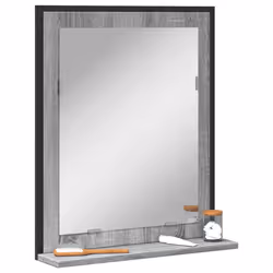 VidaXL 842419 miroir de salle de bain et armoire de rangement pour évier