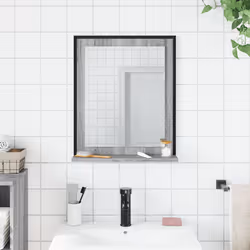VidaXL 842419 miroir de salle de bain et armoire de rangement pour évier