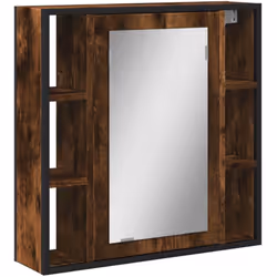 L'armoire de salle de bain à miroir présente un design épuré qui allie fonctionnalité et style, ce qui en fait un complément  ...
