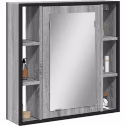 L'armoire de salle de bain à miroir présente un design épuré qui allie fonctionnalité et style, ce qui en fait un complément  ...