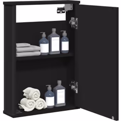 L'armoire de salle de bain à miroir présente un design épuré qui allie fonctionnalité et style, ce qui en fait un complément ...
