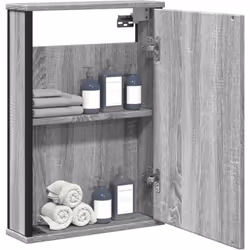 L'armoire de salle de bain à miroir présente un design épuré qui allie fonctionnalité et style, ce qui en fait un complément  ...