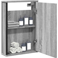 Vidaxl - Armoire à miroir de salle de bain sonoma gris bois d'ingénierie