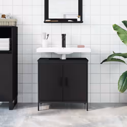 VidaXL 842446 miroir de salle de bain et armoire de rangement pour évier