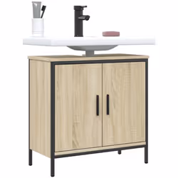 Ce meuble lavabo de salle de bain est un excellent supplément à votre salle de bain, ce qui lui donne une apparence ordonnée  ...