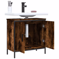 VidaXL 842448 miroir de salle de bain et armoire de rangement pour évier - Vue supplémentaire 4