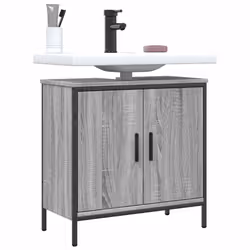 VidaXL 842449 miroir de salle de bain et armoire de rangement pour évier