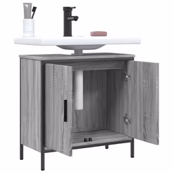 VidaXL 842449 miroir de salle de bain et armoire de rangement pour évier - Vue supplémentaire 4
