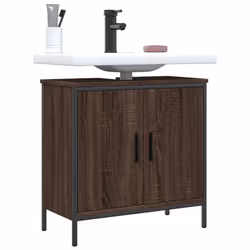 VidaXL 842450 miroir de salle de bain et armoire de rangement pour évier