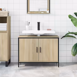 VidaXL 842452 miroir de salle de bain et armoire de rangement pour évier