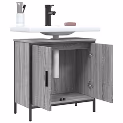 VidaXL 842454 miroir de salle de bain et armoire de rangement pour évier - Vue supplémentaire 4