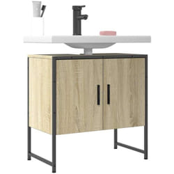 Vidaxl - Armoire lavabo de salle de bain chêne sonoma 60x33x60 cm