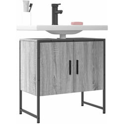 Vidaxl - Armoire lavabo de salle de bain sonoma gris 60x33x60 cm