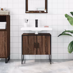 VidaXL 842460 miroir de salle de bain et armoire de rangement pour évier