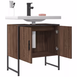 VidaXL 842460 miroir de salle de bain et armoire de rangement pour évier - Vue supplémentaire 4