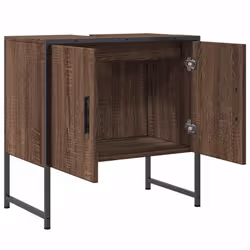 VidaXL 842460 miroir de salle de bain et armoire de rangement pour évier - Vue supplémentaire 6