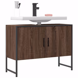 VidaXL 842465 miroir de salle de bain et armoire de rangement pour évier