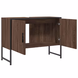 VidaXL 842465 miroir de salle de bain et armoire de rangement pour évier - Vue supplémentaire 6