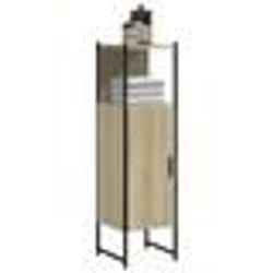 vidaXL Armoire de salle de bain chêne sonoma 33x33x120,5 cm