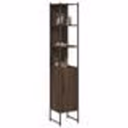 vidaXL Armoire de bain chêne marron 33x33x185,5 cm bois d'ingénierie