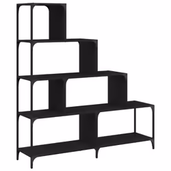 VidaXL 842476, Noir, Acier, Bois, 1390 mm, 335 mm, 1490 mm