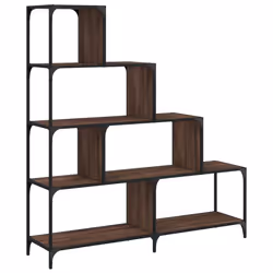 VidaXL 842480, Marron, Chêne, Acier, Bois, 1390 mm, 335 mm, 1490 mm