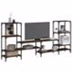 vidaXL Meuble TV chêne marron 206,5x28,5x95 cm bois d'ingénierie