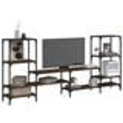 vidaXL Meuble TV chêne marron 206,5x28,5x95 cm bois d'ingénierie