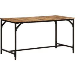 Vidaxl - Table à manger 140x70x75 cm bois de manguier massif brut