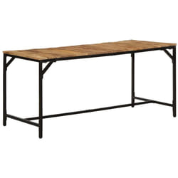 Vidaxl - Table À Manger 160x80x75 Cm Bois De Manguier Massif Brut