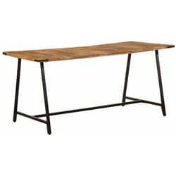 Vidaxl - Table à manger 160x80x75 cm bois de manguier massif