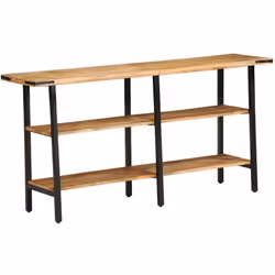 Ajoutez une touche d'élégance à votre entrée, salon ou couloir avec cette table console élégante. Matériau robuste et stable ...