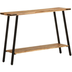 Table console 110x30x75 cm bois de manguier massif Vidaxl