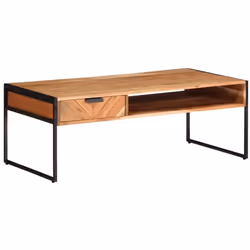 Détendez-vous et profitez du bon temps avec la famille et les amis autour de cette table basse ! Matériau robuste et stable : ...