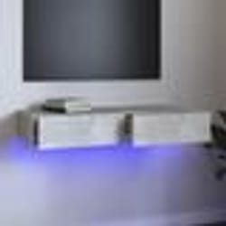 vidaXL Meuble TV 110x35x40 cm bois massif de manguier brut