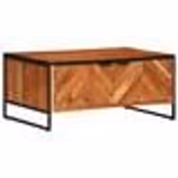 vidaXL Table basse 90x55x40 cm bois massif d'acacia