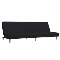 VidaXL 375725, Noir, mousse, Plastique, Polyester, Bois, 2000 mm, 1000 mm, 320 mm