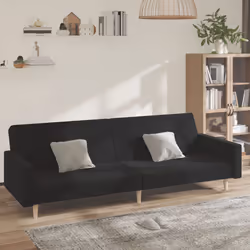 VidaXL 375729 canapé Noir
