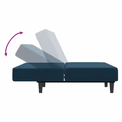 VidaXL 375731 canapé Bleu - Vue supplémentaire 7