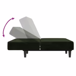 VidaXL 375734 canapé Vert - Vue supplémentaire 7