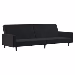 VidaXL 375735, Noir, mousse, Plastique, Polyester, Bois, 2000 mm, 1000 mm, 320 mm