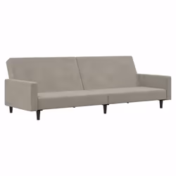 VidaXL 375737, Gris, mousse, Plastique, Polyester, Bois, 2200 mm, 1000 mm, 520 mm