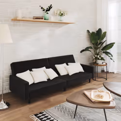 VidaXL 375740 canapé Noir
