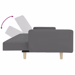 VidaXL 375741 canapé Gris - Vue supplémentaire 7