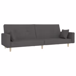 VidaXL 375742, Gris, mousse, Plastique, Polyester, Bois, 2200 mm, 1000 mm, 520 mm
