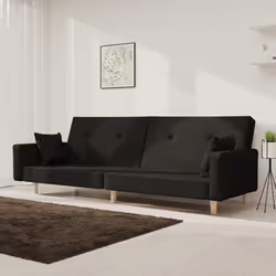 VidaXL 375743 canapé Noir