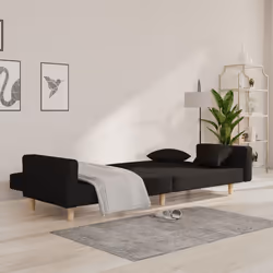 VidaXL 375743 canapé Noir