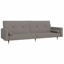 VidaXL 375749, Gris, mousse, Métal, Polyester, Bois, 2200 mm, 1000 mm, 520 mm