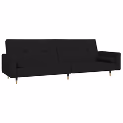 VidaXL 375752, Noir, mousse, Métal, Polyester, Bois, 2200 mm, 1000 mm, 520 mm