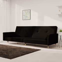 VidaXL 375752 canapé Noir